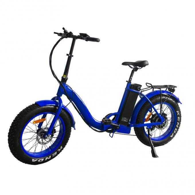 Elektrischer Zyklus des erwachsenes Rädchen-elektrischer faltender Fahrrad-500w 48v 25km/H faltbar 0