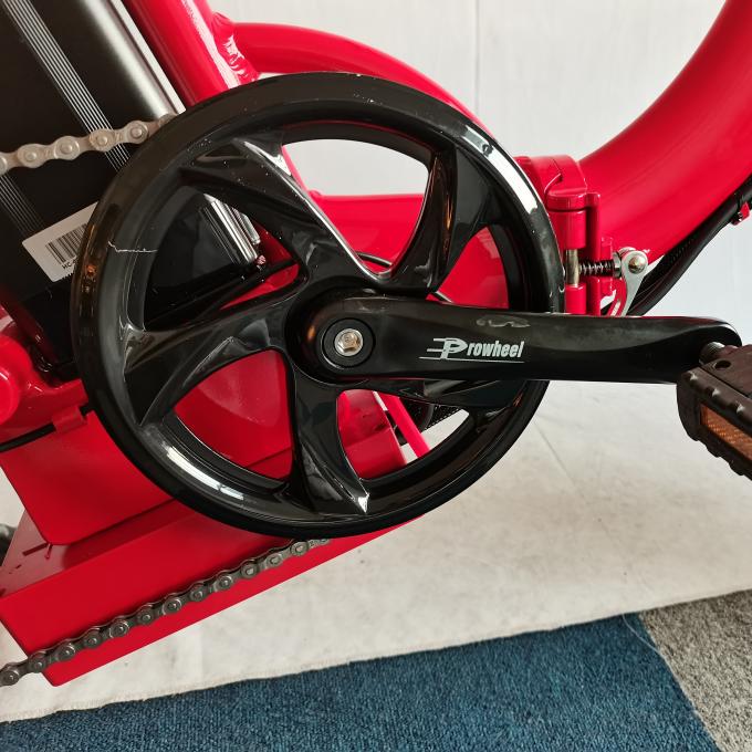 Elektrischer Zyklus des erwachsenes Rädchen-elektrischer faltender Fahrrad-500w 48v 25km/H faltbar 3