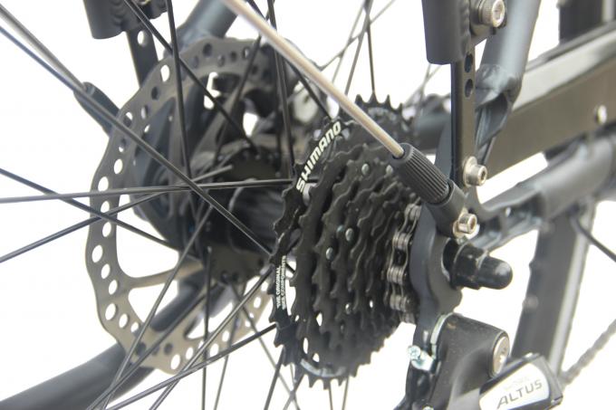 tragbares elektrisches Fahrrad des Rad-700C, das nicht batteriebetriebenes Fahrrad faltet 8