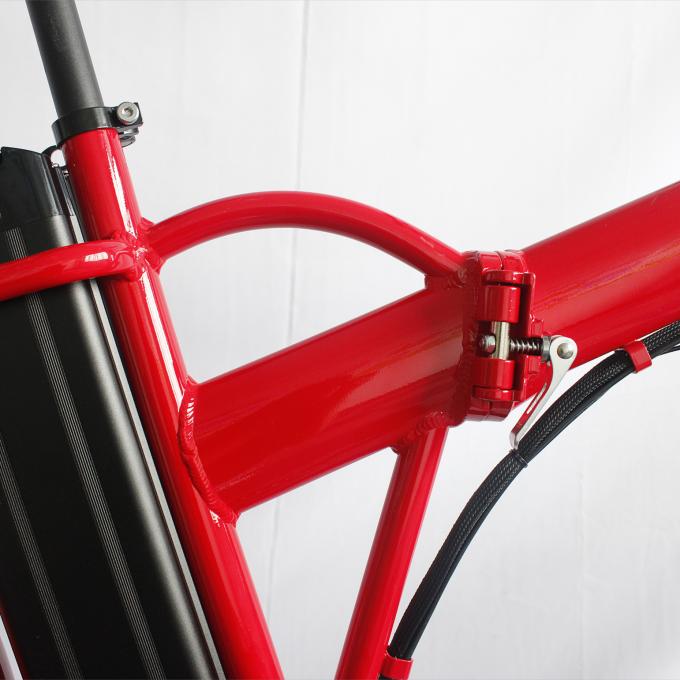 Hybride elektrische faltende Fahrrad-Vollfederung erstrecken lang sich elektrisches faltbares Fahrrad Off Roads 6