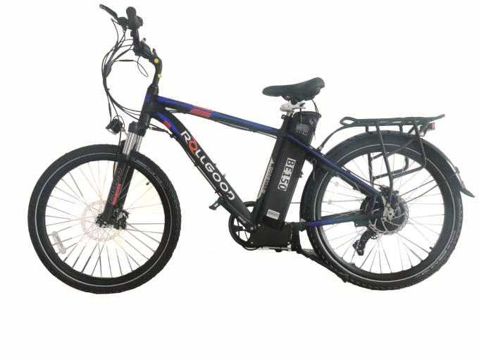 Damen setzen 26 Pfeil des Zoll-elektrischen Fahrrad-Berg250w 500w des Motor36v-48v auf den Strand 0