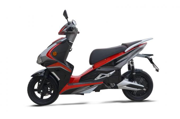 Rad-Roller fetter Reifen Citycoco elektrischer Roller-3000w 72V 20Ah 2 für Erwachsene 4